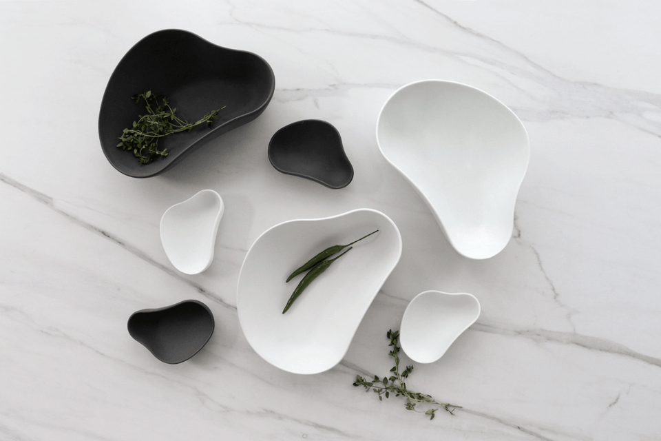 YAYOI Bowls, White Matte (2 units)